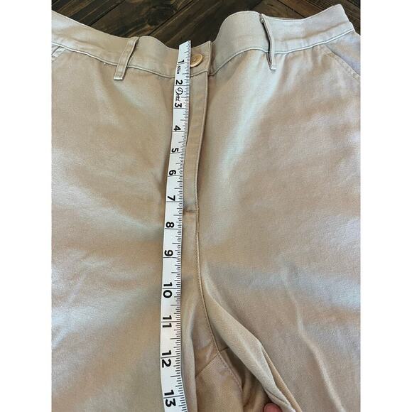 Lauren Ralph Lauren Shorts Womens 10 Khaki Safari Hong Kong 80s 90s Y2K Grunge - Picture 6 of 8